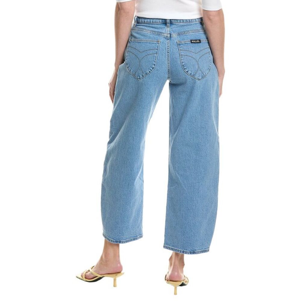Rolla's Womens Rolla’S Gigi Barrel Country Blue Gigi Barrel Jean, Blue - Picture 2 of 3